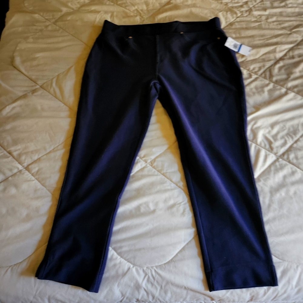 **Bundle 3 for $12** NWT Michael Kors Navy Stretch Ankle Jeans Size XL